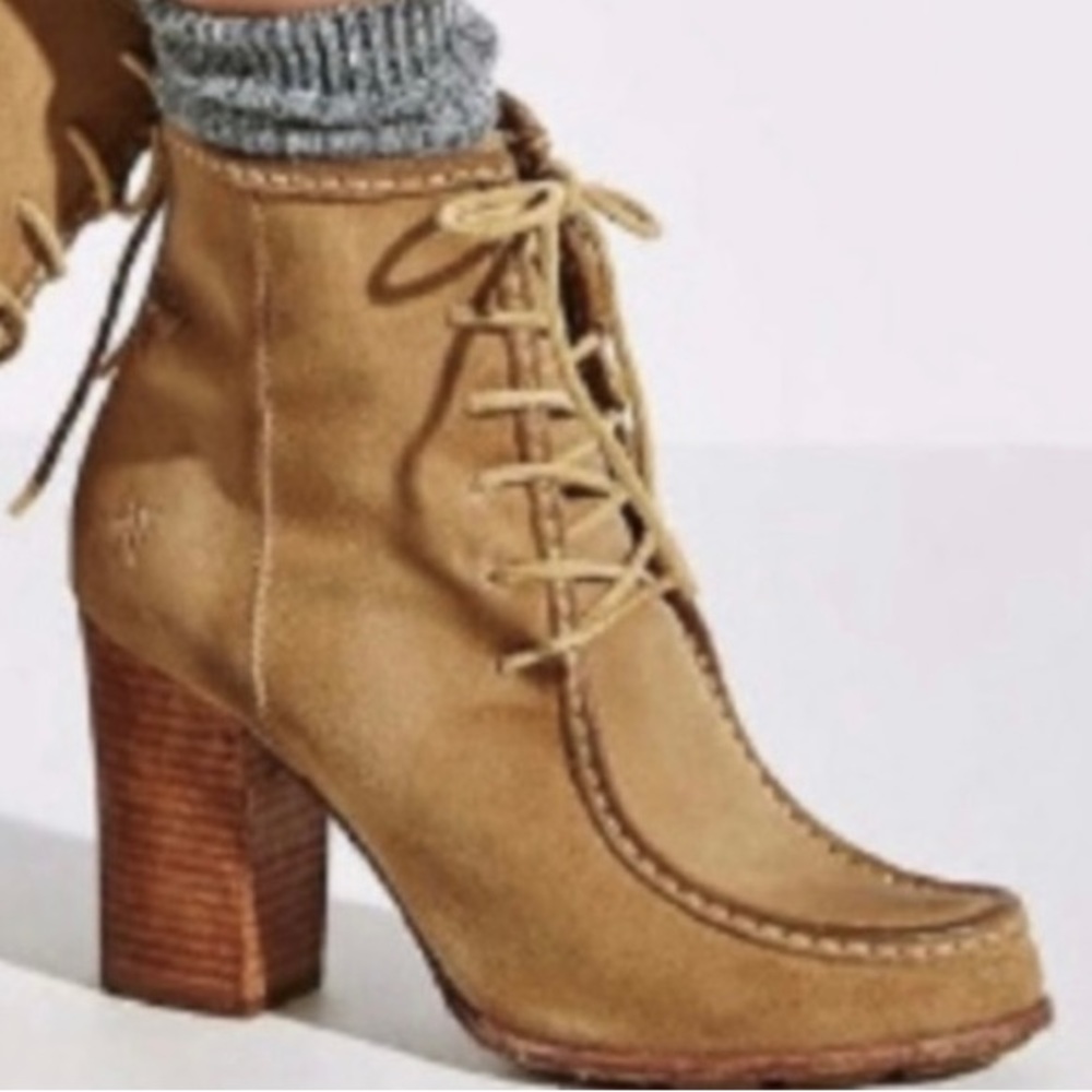 Frye ‘Parker Moc’ Suede Leather Ankle boots